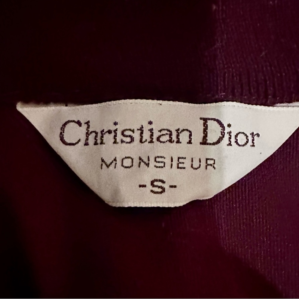 Authentic Christian Dior  Burgundy Tracksuit - Picture 3 of 3